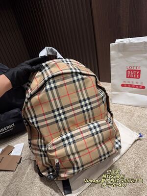 Burberry Check Backpack