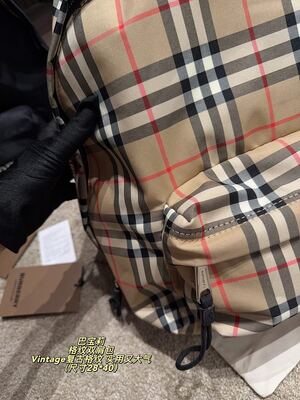 Burberry Check Backpack view 5