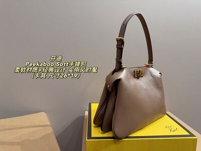 Fendi Peekaboo Soft Shoulder Bag view 16