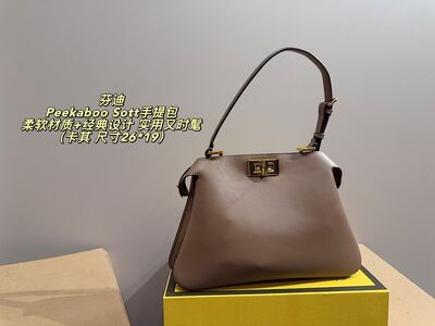 Fendi Peekaboo Soft Shoulder Bag view 17
