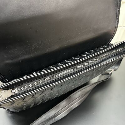 Bottega Veneta Intrecciato Messenger Bag view 3