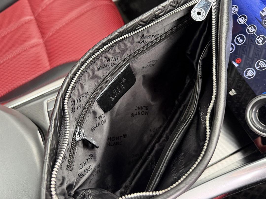 Montblanc Woven Leather Clutch view