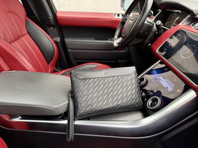 Montblanc Woven Leather Clutch view 7