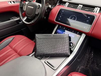 Montblanc Woven Leather Clutch view 9