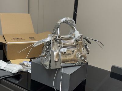 Balenciaga Metallic City Bag view 2