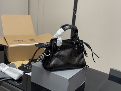 Balenciaga Metallic City Bag view 5