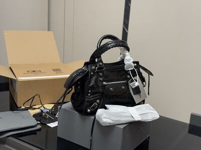 Balenciaga Metallic City Bag view 8