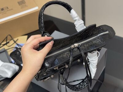 Balenciaga Metallic City Bag view 10