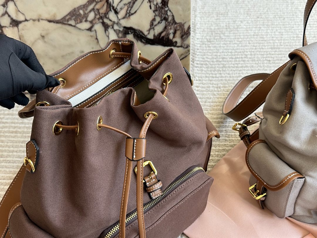 Miu Miu Logo Backpack view