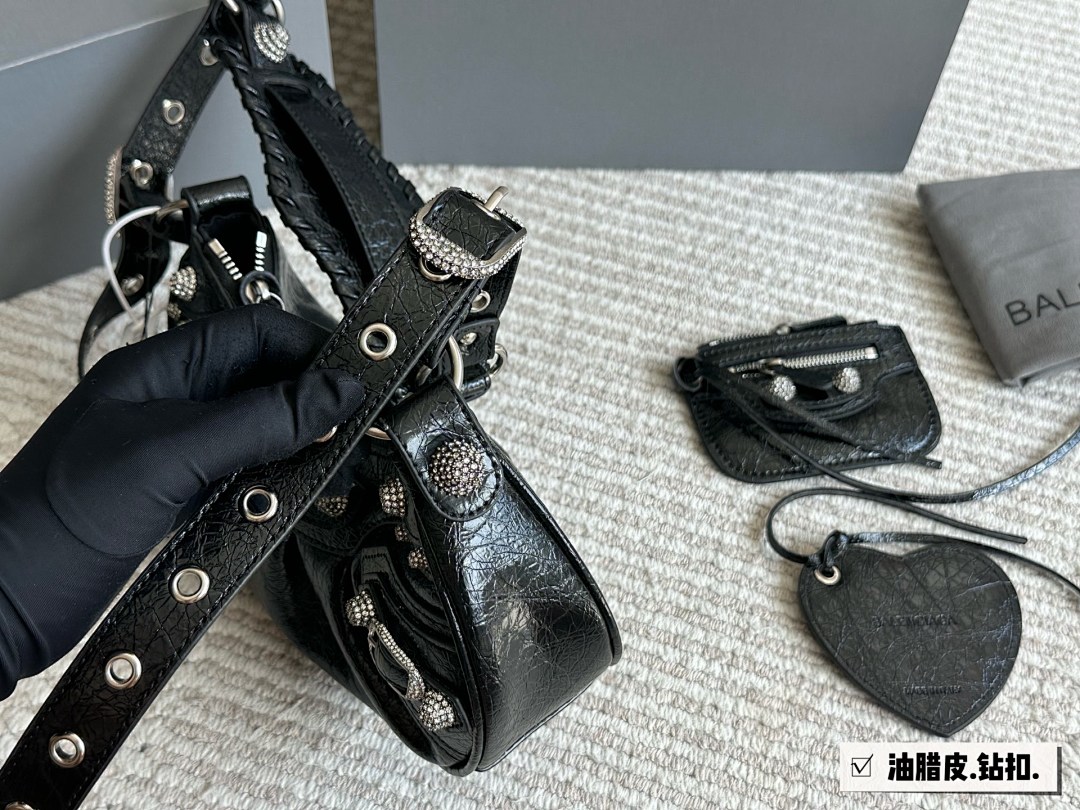 Balenciaga Hourglass Shoulder Bag view