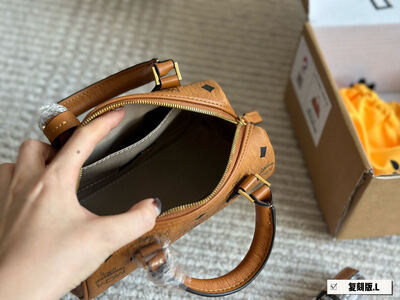 MCM Boston Bag view 3
