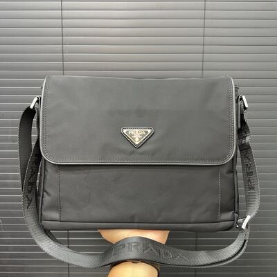 Prada Nylon Shoulder Bag view 14