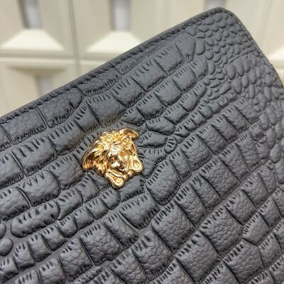 Versace Crocodile Wallet view 4