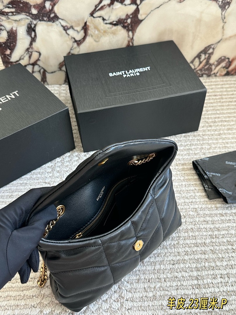 Saint Laurent Quilted Shoulder Bag view