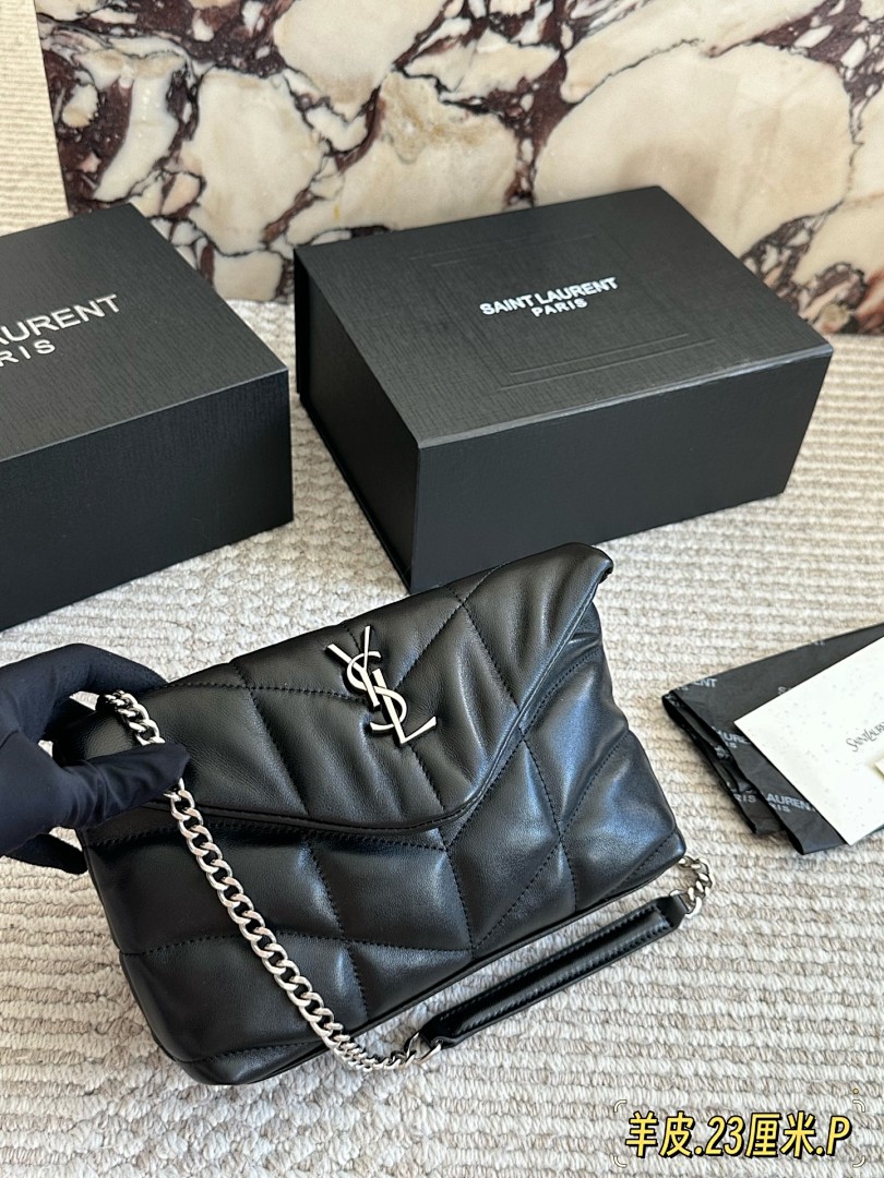Saint Laurent Quilted Shoulder Bag view