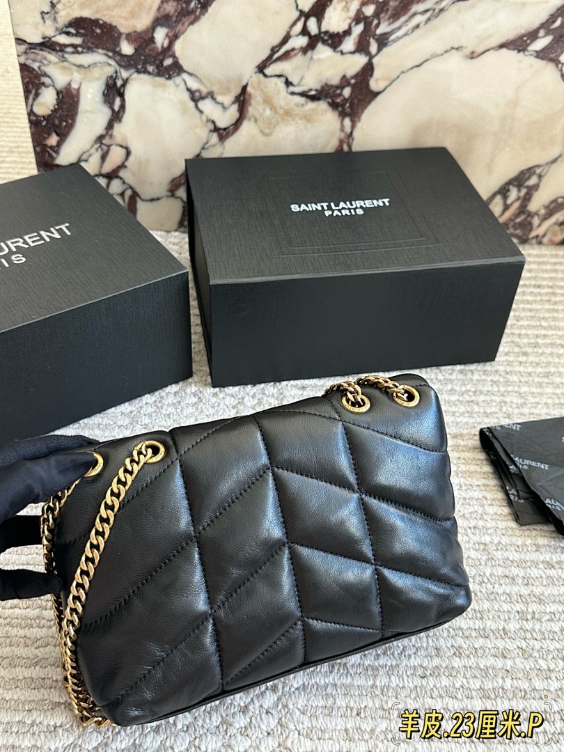 Saint Laurent Quilted Shoulder Bag