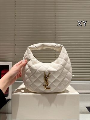 Saint Laurent Quilted Hobo Bag view 11