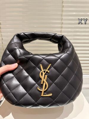 Saint Laurent Quilted Hobo Bag view 1
