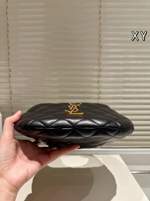 Saint Laurent Quilted Hobo Bag view 3