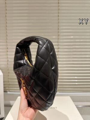 Saint Laurent Quilted Hobo Bag view 4
