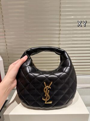 Saint Laurent Quilted Hobo Bag view 7