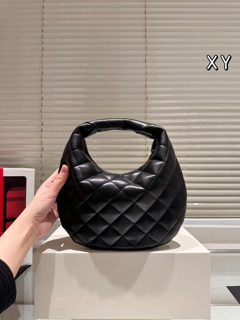 Saint Laurent Quilted Hobo Bag view