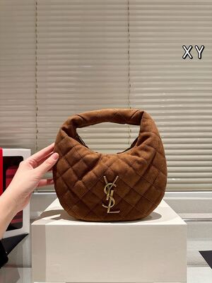 Saint Laurent Quilted Hobo Bag view 11