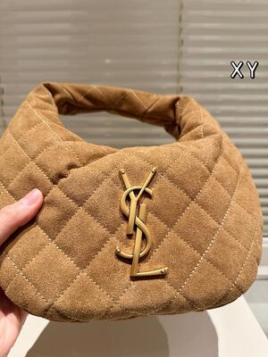 Saint Laurent Quilted Hobo Bag view 1