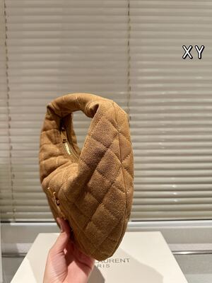Saint Laurent Quilted Hobo Bag view 5