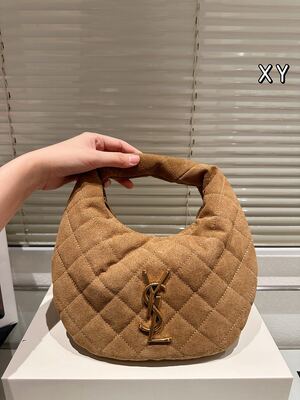 Saint Laurent Quilted Hobo Bag view 7