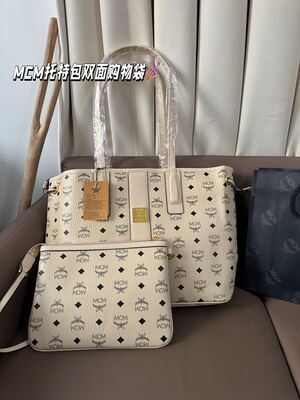 MCM Visetos Tote view 2