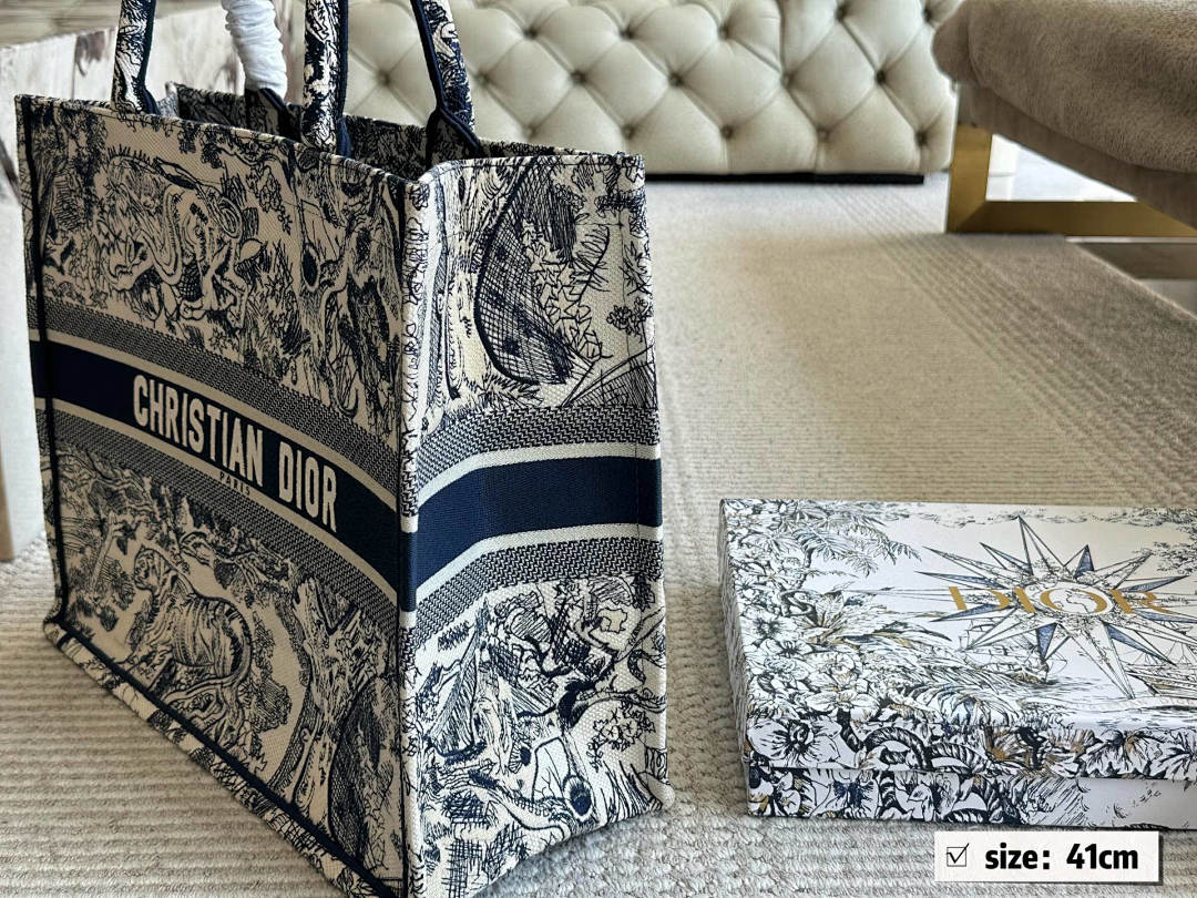 Dior Book Tote view