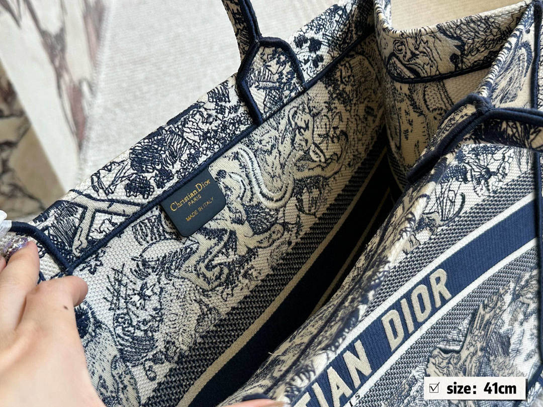 Dior Book Tote view