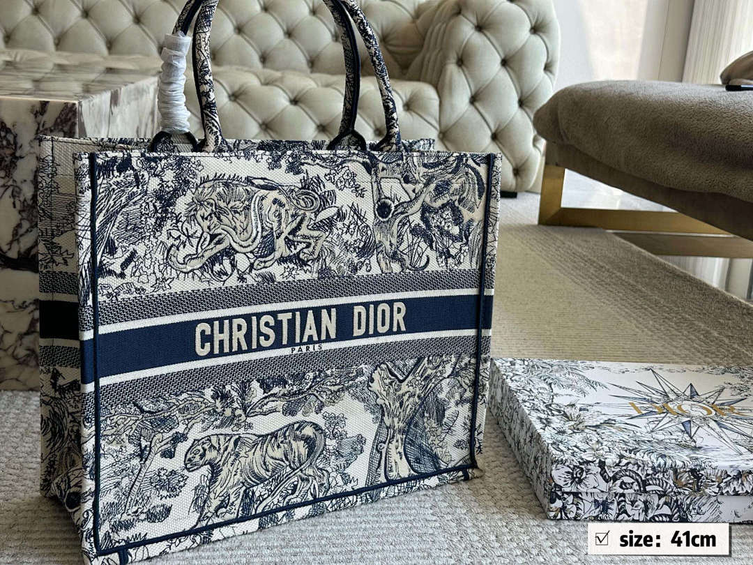 Dior Book Tote view