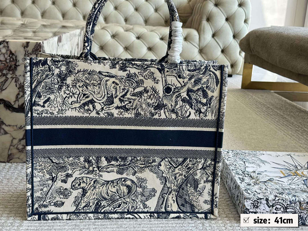 Dior Book Tote view