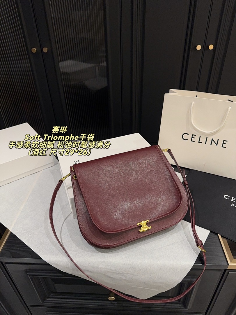 Celine Soft Triomphe Bag view