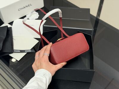 Chanel Caviar Crossbody Wallet view 2