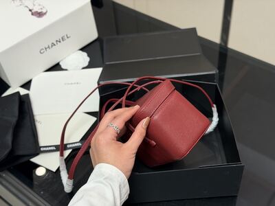 Chanel Caviar Crossbody Wallet view 4