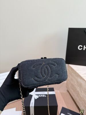 Chanel Denim Shoulder Bag view 3