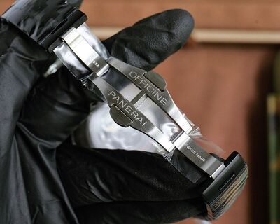 Panerai Submersible Marina Militare Watch view 3