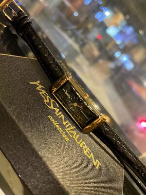 Saint Laurent Tank Watch view 2
