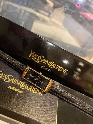 Saint Laurent Tank Watch view 9