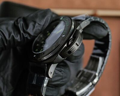 Panerai Submersible Militaire Watch view 5
