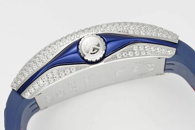 Franck Muller Tonneau Vanguard Diamond Watch view 4