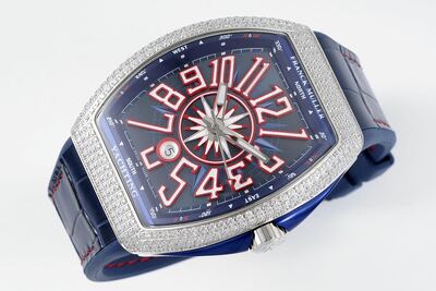 Franck Muller Tonneau Vanguard Diamond Watch view 6