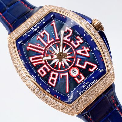 Franck Muller Tonneau Vanguard Rose Gold Watch