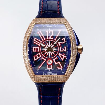 Franck Muller Tonneau Vanguard Rose Gold Watch view 6