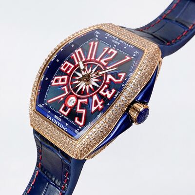 Franck Muller Tonneau Vanguard Rose Gold Watch view 7