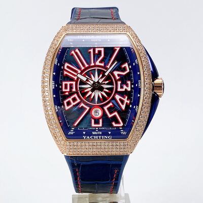 Franck Muller Tonneau Vanguard Rose Gold Watch view 8