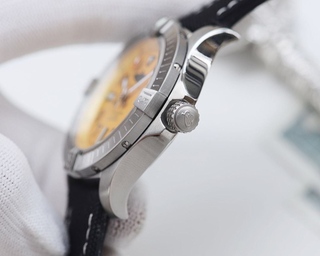 Breitling Avenger Yellow Dial Watch view